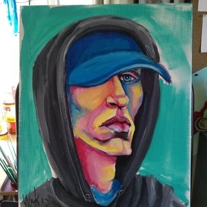 Painting acrylic original artwork street art